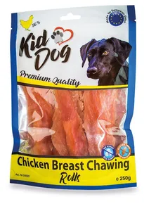 KIDDOG kuracie prsia (lízatko) na byvolej tyčke 250 g